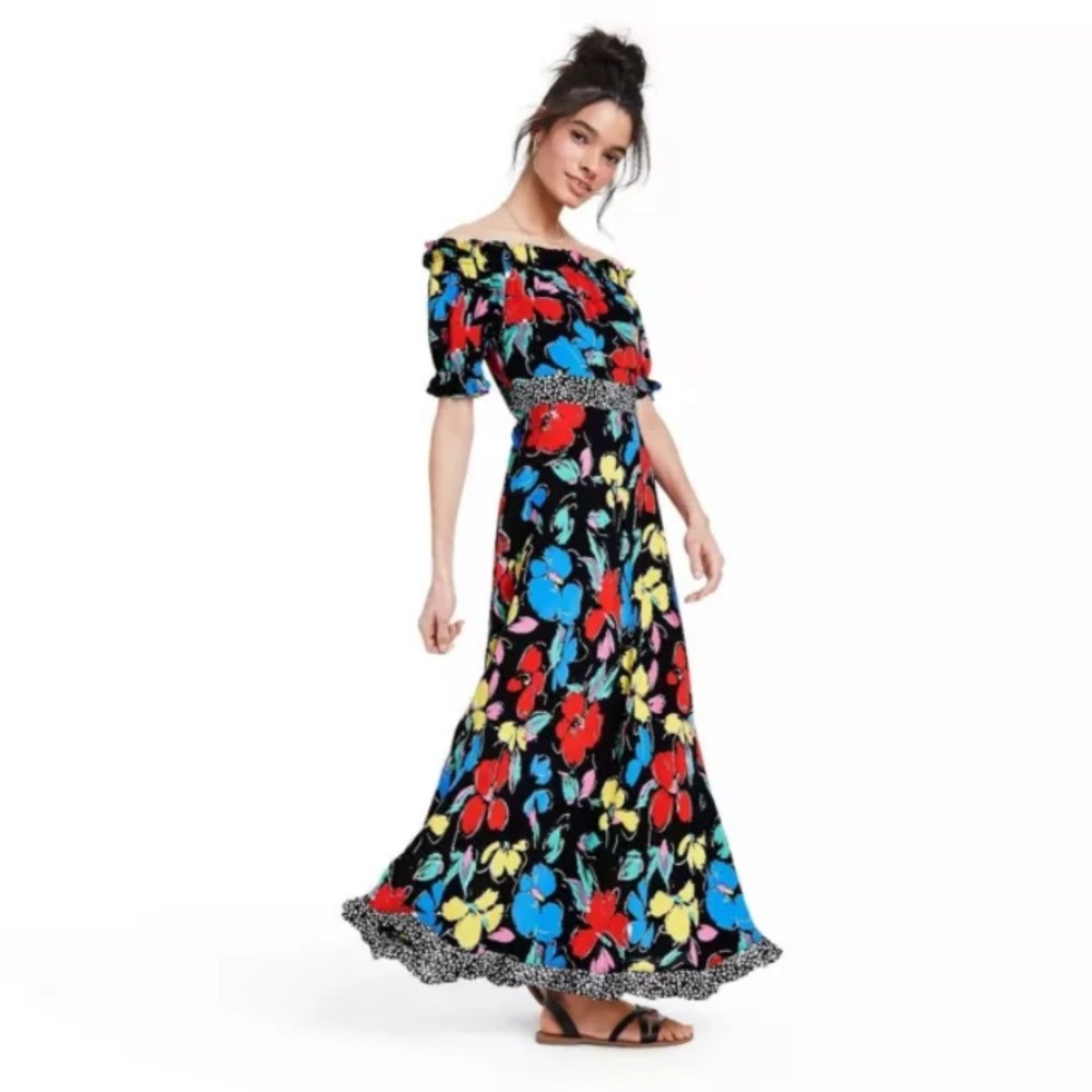 RIXO for Target 8 Floral Off the Shoulder Dress